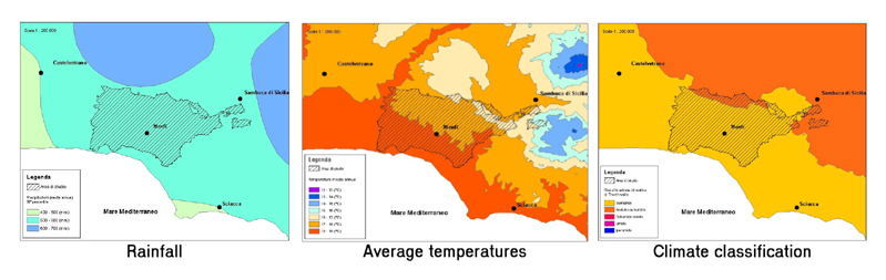 The DOC Menfi climate