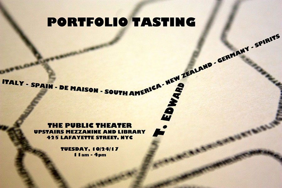 Events | T. Edwards Portfolio Tasting in New York