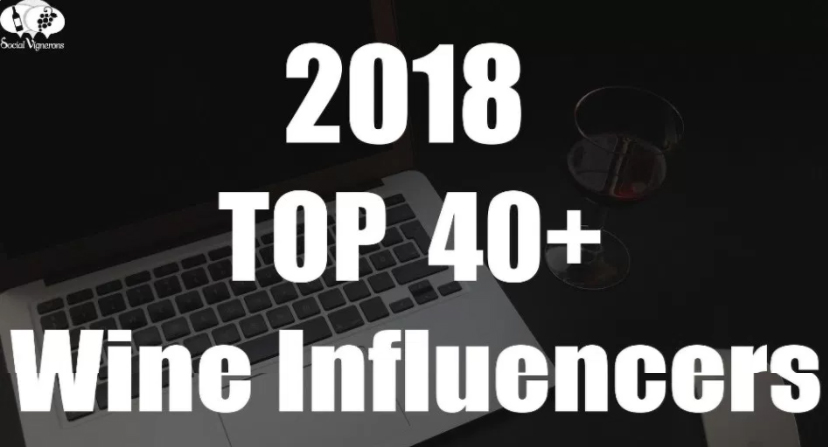 Top 40+ Influencers of the Wine World 2018