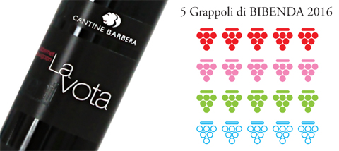 5 grappoli 2016 Sicilia La Vota Cabernet Sauvignon Menfi DOC